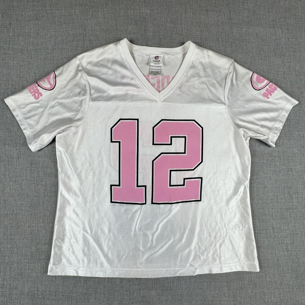 Green Bay Packers Football Jersey Womens Large NFL Aaron Rodgers 12 Team Apparel